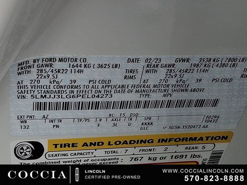 Certified 2023 Lincoln Navigator L Reserve AWD/4WD image 26