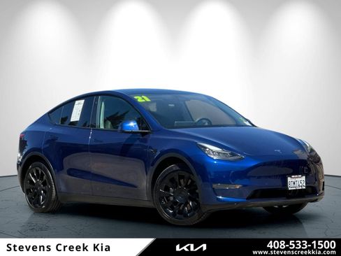 Used 2021 Tesla Model Y Long Range AWD/4WD image 1
