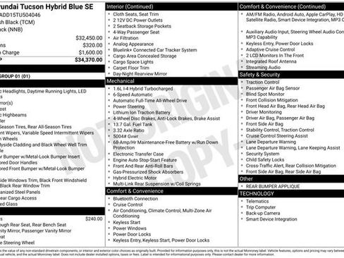 New 2026 Hyundai Tucson Blue SE AWD/4WD image 24