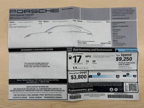 Used 2024 Porsche Cayenne Turbo GT image 42
