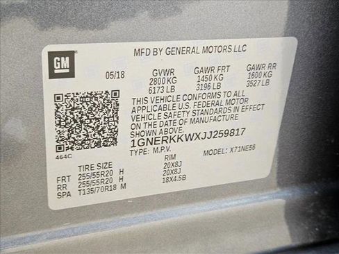 Used 2018 Chevrolet Traverse Premier w/ Driver Confidence II Package FWD image 27