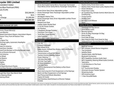 Used 2016 Chrysler 300 Limited RWD image 2