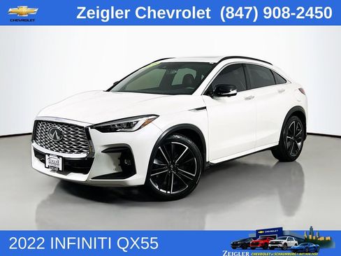 Used 2022 INFINITI QX55 Sensory w/ Lighting Package AWD/4WD image 1