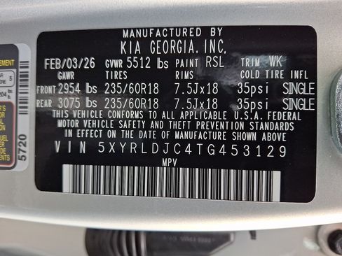 New 2026 Kia Sorento S AWD/4WD image 14