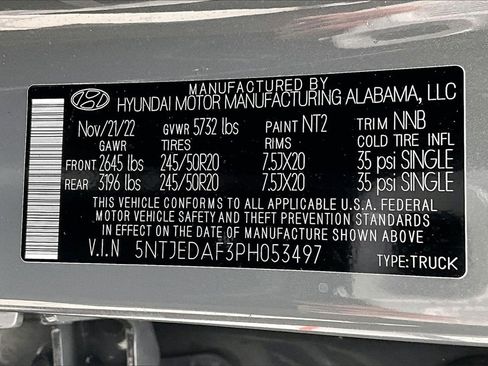 Used 2023 Hyundai Santa Cruz Limited image 20