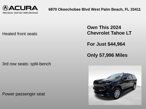 Used 2024 Chevrolet Tahoe LT AWD/4WD image 30