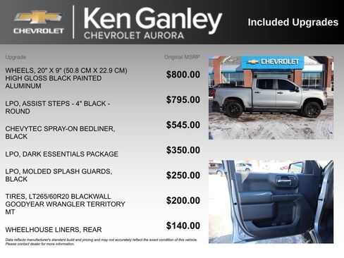 Used 2024 Chevrolet Silverado 1500 Custom Trail Boss w/ LPO, Dark Essentials Package image 6