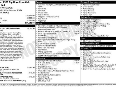 New 2026 RAM 2500 Big Horn AWD/4WD image 2