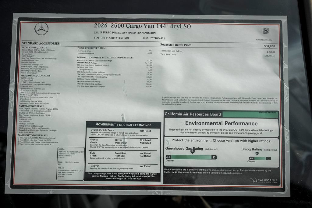 Used 2026 Mercedes-Benz Sprinter 2500 image 23