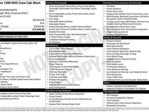 Used 2025 RAM 1500 RHO image 36
