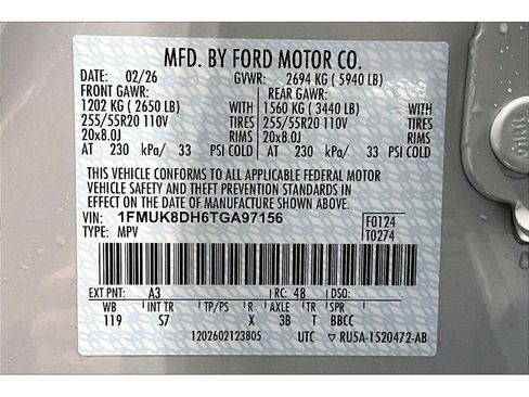 New 2026 Ford Explorer Active w/ Active Comfort Package AWD/4WD image 43