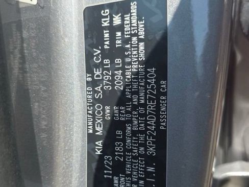 Certified 2024 Kia Forte LXS w/ LXS Technology Package FWD image 13