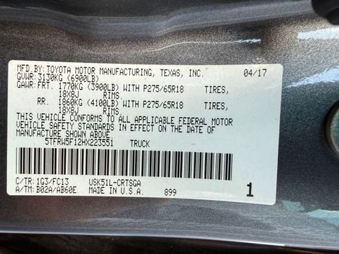 Used 2017 Toyota Tundra SR5 RWD image 40