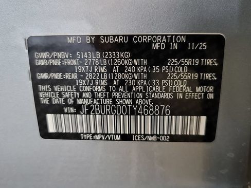 New 2026 Subaru Outback Limited XT w/ Premium/Limited Package AWD/4WD image 32