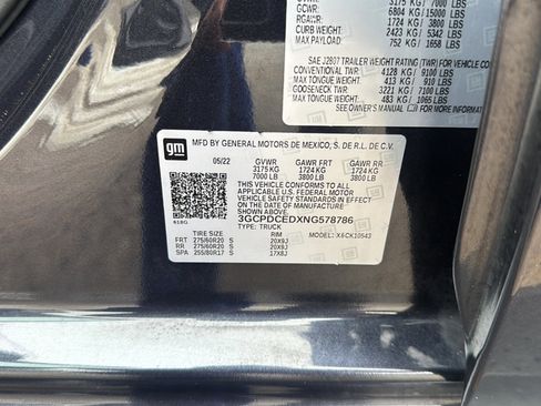 Used 2022 Chevrolet Silverado 1500 Custom Trail Boss image 49