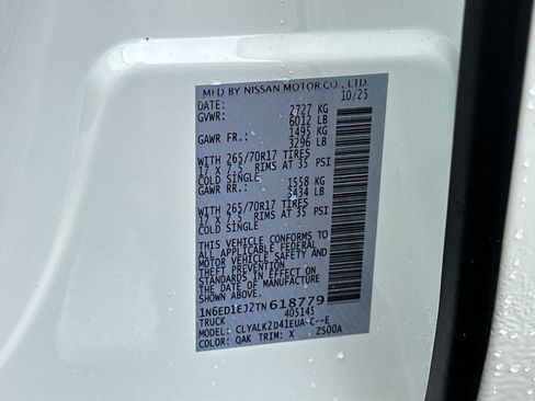 New 2026 Nissan Frontier Pro-X w/ Pro-X Convenience Package RWD image 34