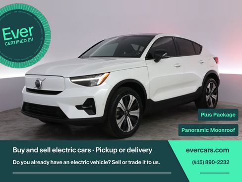 Used 2023 Volvo C40 P8 Recharge Plus AWD/4WD image 1