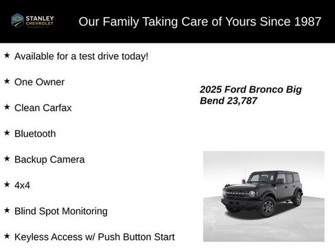 Used 2025 Ford Bronco Big Bend AWD/4WD image 9