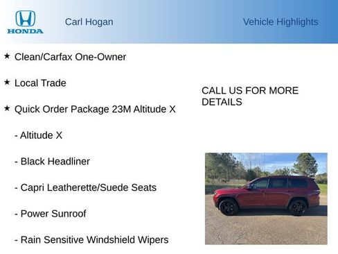 Used 2024 Jeep Grand Cherokee L Altitude AWD/4WD image 6