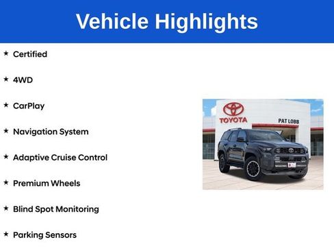 Certified 2025 Toyota 4Runner TRD Off-Road AWD/4WD image 5