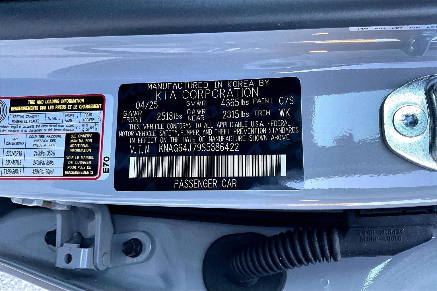 Certified 2025 Kia K5 GT-Line FWD image 18