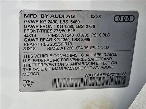 Used 2023 Audi Q5 2.0T Premium w/ Convenience Package AWD/4WD image 29