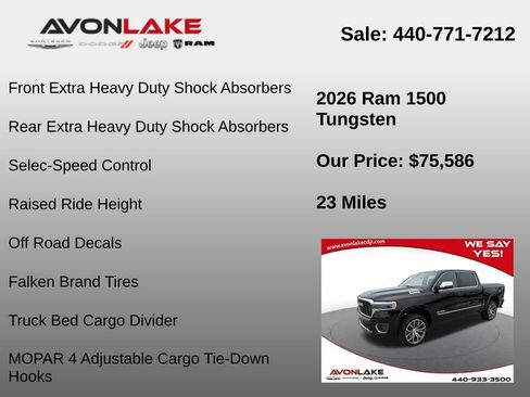 New 2026 RAM 1500 Tungsten w/ Off Road Group image 18