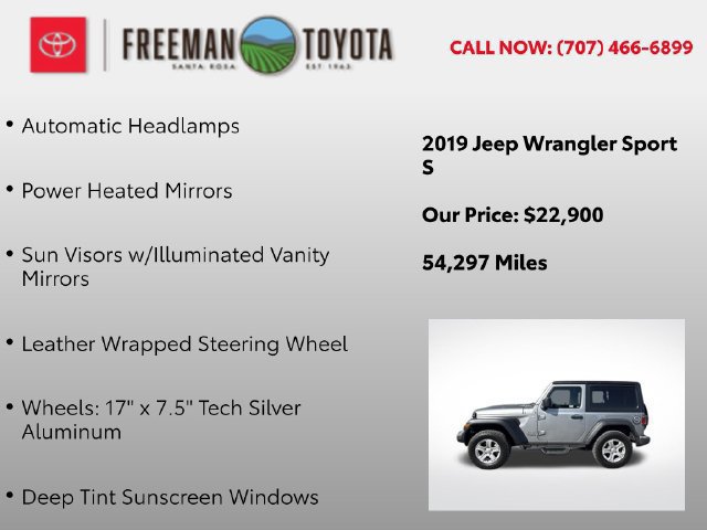 Used 2019 Jeep Wrangler Sport AWD/4WD image 11