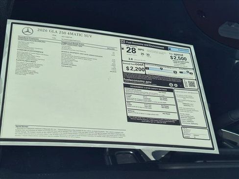 New 2026 Mercedes-Benz GLA 250 4MATIC image 17