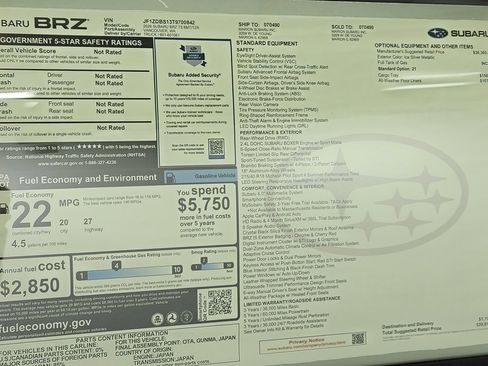 New 2026 Subaru BRZ tS image 16