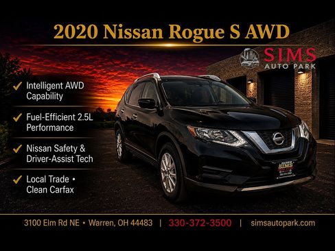 Used 2020 Nissan Rogue S w/ Special Edition Package AWD/4WD image 1