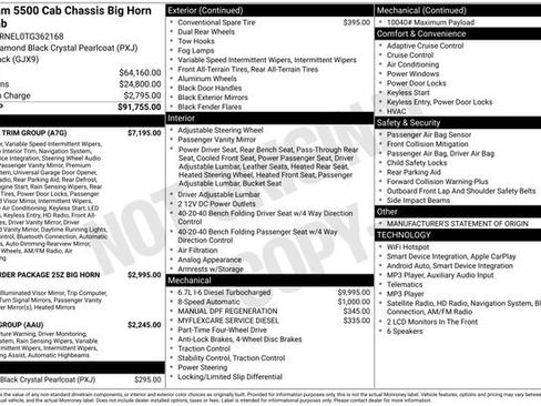 New 2026 RAM 5500 4x4 Crew Cab w/ Laramie Trim Package image 40