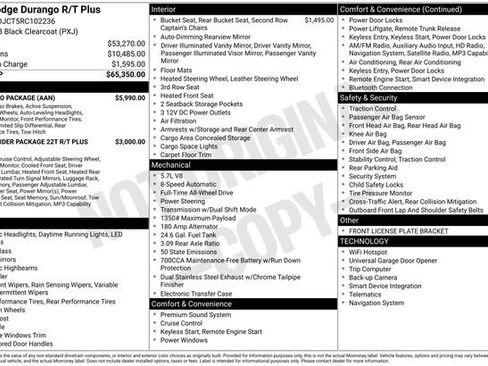 Used 2024 Dodge Durango R/T w/ Tow 'N Go Package AWD/4WD image 57