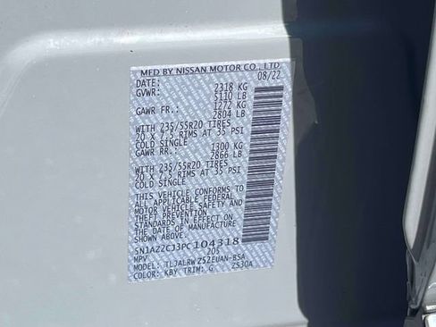 Used 2023 Nissan Murano SL w/ SL Moonroof Package FWD image 21