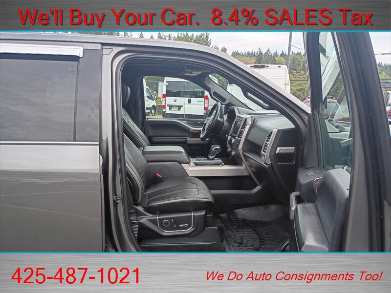 Used 2015 Ford F150 Platinum w/ Equipment Group 701A Luxury AWD/4WD image 16
