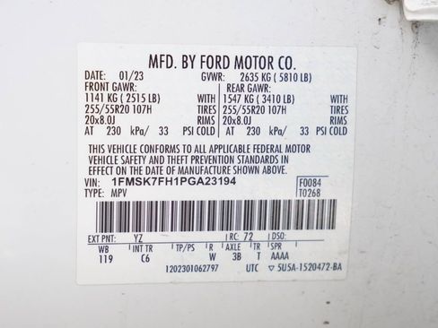 Used 2023 Ford Explorer Limited w/ Equipment Group 301A image 23