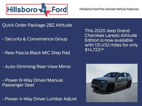 Used 2020 Jeep Grand Cherokee Altitude image 3