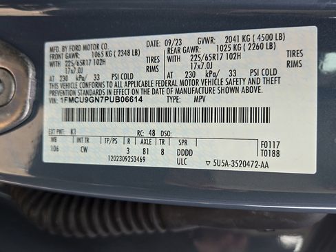 Used 2023 Ford Escape Active AWD/4WD image 25