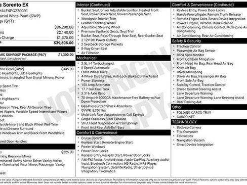 Used 2023 Kia Sorento EX w/ Panoramic Sunroof Package image 3