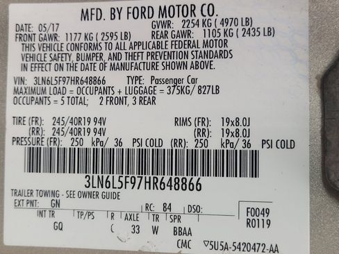 Used 2017 Lincoln MKZ Reserve AWD/4WD image 33