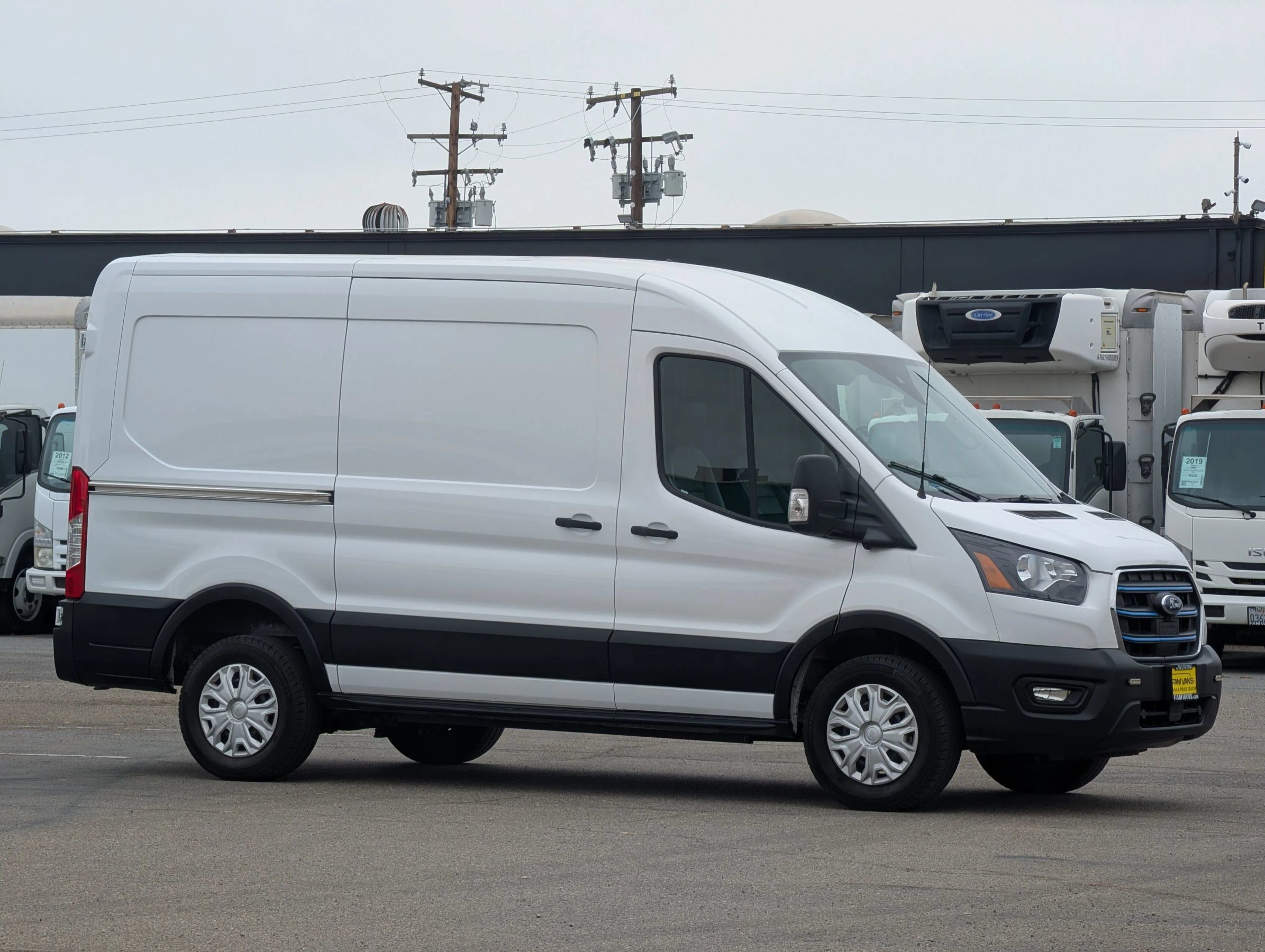 Used 2022 Ford E-Transit Medium Roof w/ Load Area Protection Package RWD image 1