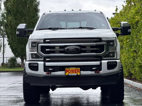 Used 2021 Ford F350 Platinum w/ FX4 Off-Road Package AWD/4WD image 9