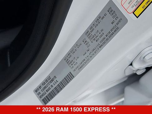 New 2026 RAM 1500 Express RWD image 36