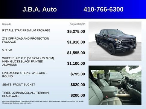 Used 2024 Chevrolet Silverado 1500 RST w/ RST All Star Premium Package AWD/4WD image 5