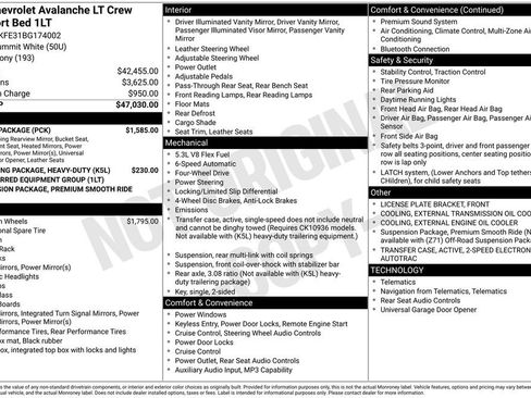 Used 2011 Chevrolet Avalanche LT w/ Luxury Package image 38