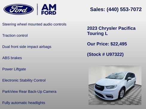 Used 2023 Chrysler Pacifica Touring-L FWD image 12