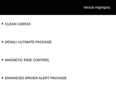 Used 2020 GMC Yukon Denali w/ Denali Ultimate Package