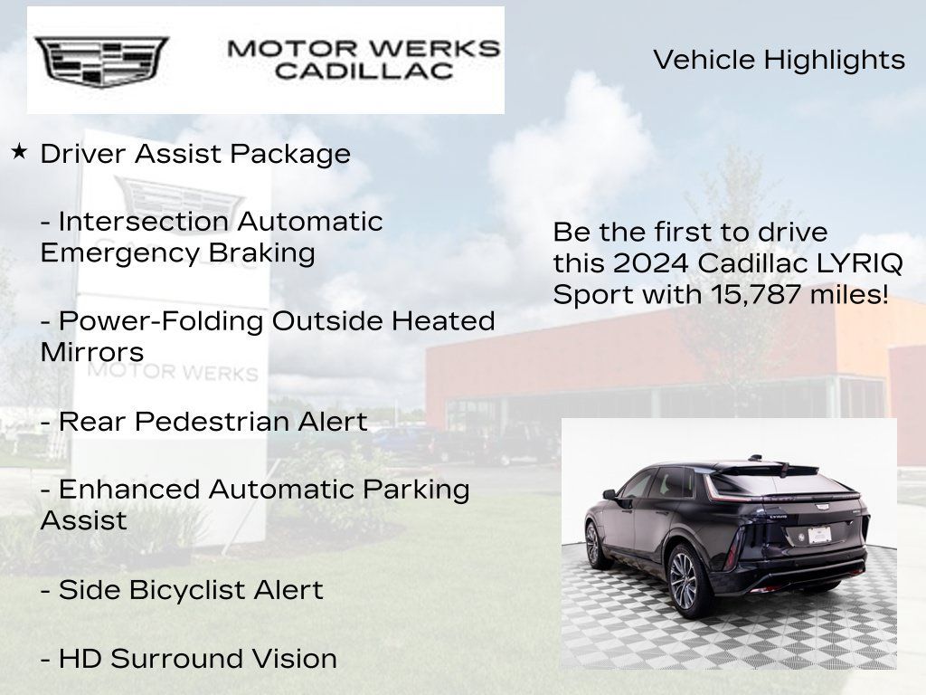 Used 2024 Cadillac Lyriq Sport w/ LPO, Floor Liner Package AWD/4WD image 7