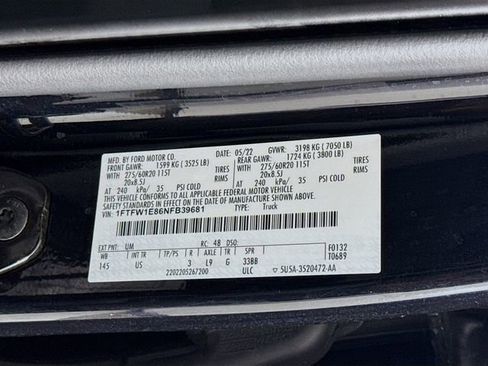 Certified 2022 Ford F150 XLT w/ Equipment Group 302A High image 33