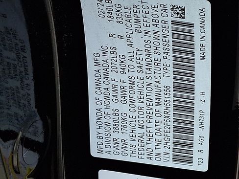 Certified 2024 Honda Civic Sport image 26